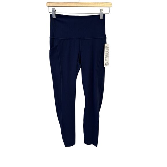 lululemon Align High-Rise Pant with Pockets 25" size 8True Navy NWT - Picture 5 of 7